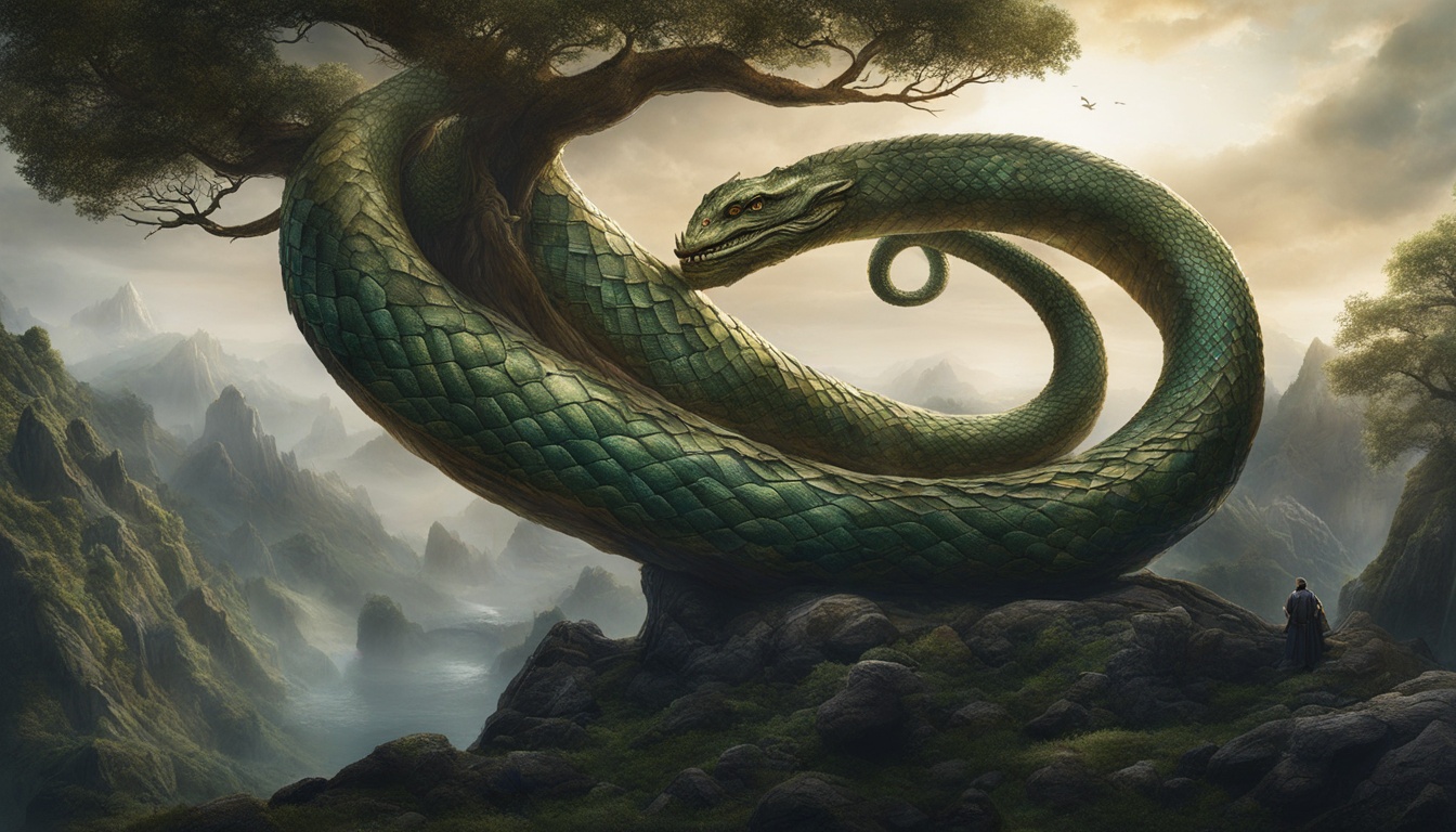 Jormungandr – wąż, którego Thorowi nie udało się zniszczyć