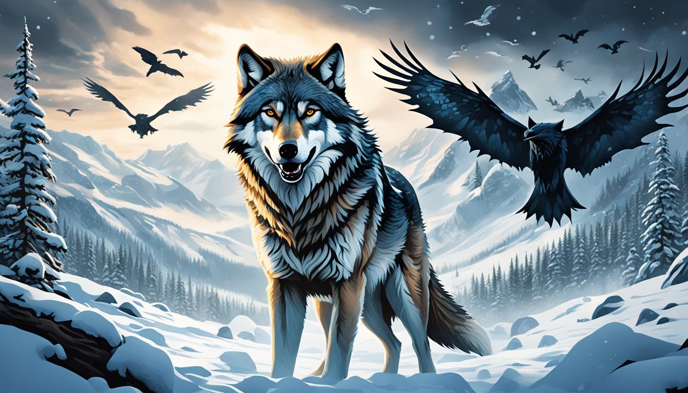 Kruki, wilki, węże i smoki w kulturze nordyckiej