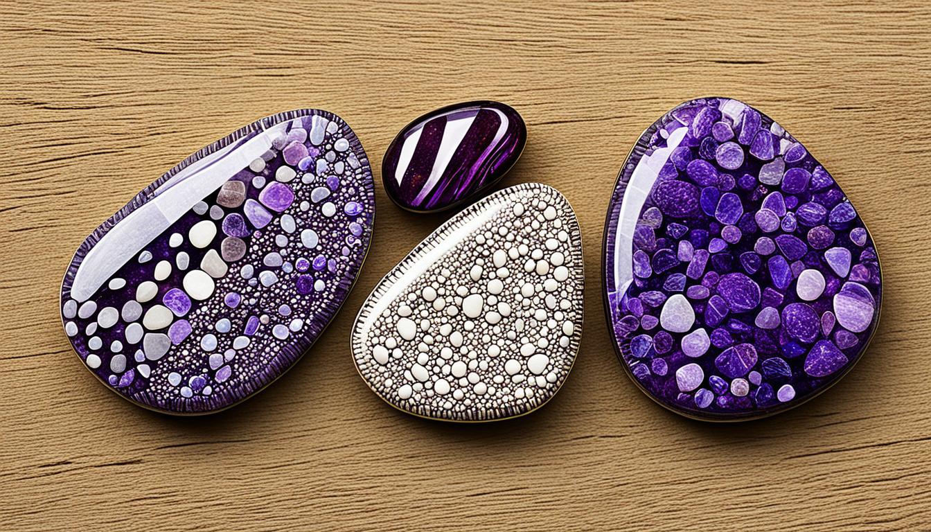 Właściwości kamieni naturalnych – herkimer, dumortieryt, howlit i ametyst